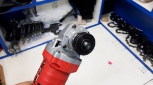 Работа болгарки аккумуляторной edon 21V 4.0Ah