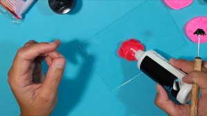 Мак из полимерной глины \ Цветы из полимерной глины \ Декор кружки цветами