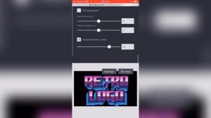 Как сделать 3Д ретро текст на андройд или айфон надпись лого на телефоне