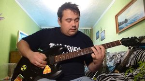 Электрогитара ESP Custom краткий обзор гитары!!! Осторожно проскакивают исконно русские слова!!!