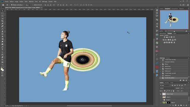 Effet détirement de pixels Pixel Stretch Effect Truc Photoshop