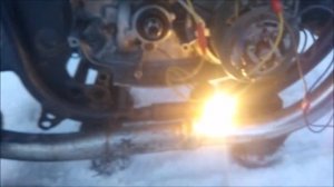 ИСПЫТАНИЕ ГЕНЕРАТОРА  ЯВА 634 6 ВОЛЬТ ЧАСТЬ 2