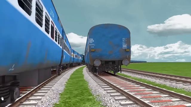 Indian Railway Crossing Bumpy Rail Road New Track Cross New Train Station || train simulator,rail.