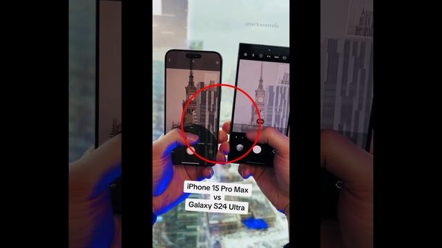 iPhone 15 pro max vs Galaxy S 24 Camera zoom