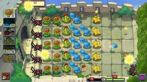 Plants vs Zombies Java - Level 6-8 to 6-10 (Great Wall of China)