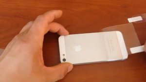 Как наклеить защитную пленку на заднюю крышку iPhone 5