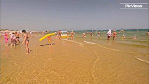 Анапа пляж Джемете. Погода в Анапе сегодня 25 июня. Чёрное море. Обстановка на пляже. Черное Море