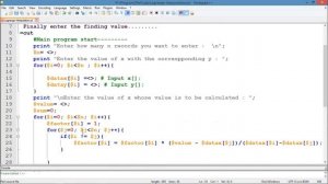 Lagrange Interpolation formula implementation using perl language