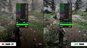 СРАВНЕНИЕ RX 6600 XT vs RTX 3060 С ТРАССИРОВКОЙ ЛУЧЕЙ В 2К