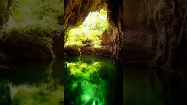 how's that soud? Acid water in the grotto.