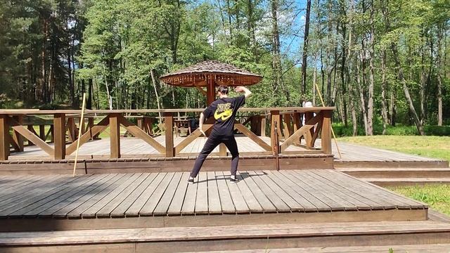 Цигун "Тело Дракона", стиль "Шаолинь Синь-И Ба", дорожка 1. Ученик подростковой(старшей) группы. смотреть онлайн