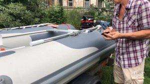 Как очень прочно наклеить опоры для тента на лодку. Советы от производителя тентов.