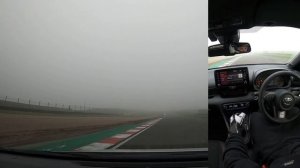 Toyota GR Yaris keeping up with a £90K race car on a F1 Circuit