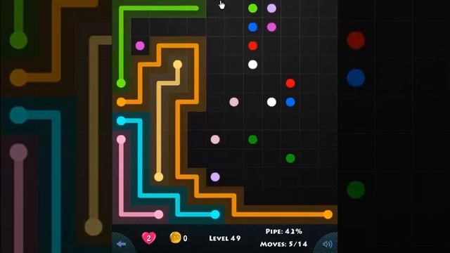 12 × 12 MANIA LEVEL 49 - FLOW GAME ON FACEBOOK Connect the dots