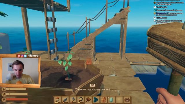 СОЗДАЛ РАДИО И ОДЕЛ МАСКУ АКУЛЫ - RAFT: выживание на плоту #16 смотреть онлайн