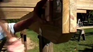 Устройство деревянных лаг террасы и их установка