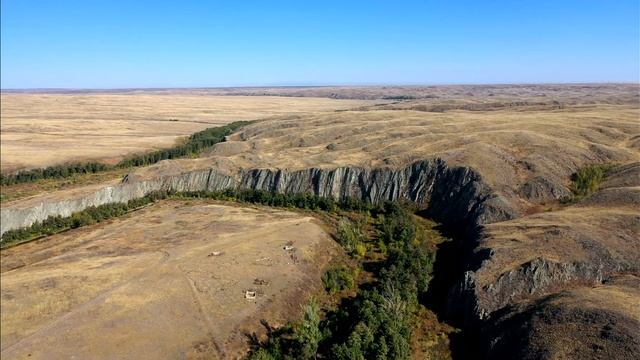Горы Зымыстан, Устюрт, Актюбинская область | Аэрофотосъемка 4K
