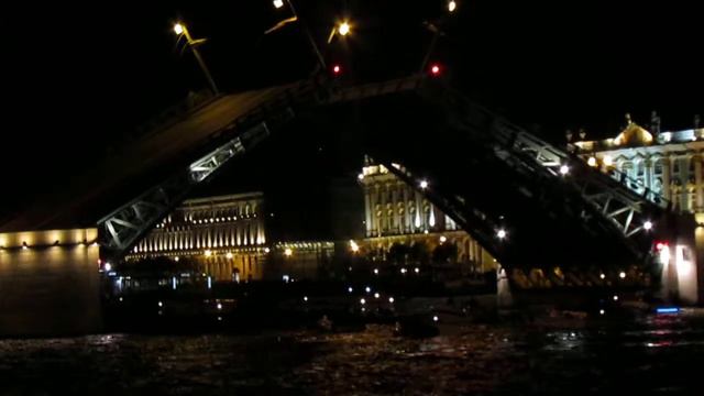 Развод мостов в Санкт-Петербурге. смотреть онлайн