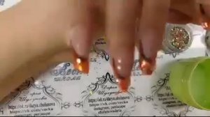 аквариумный френч выкладной френч аквариум на ногтях опил ногтей опил миндаля форма ногтей миндаль