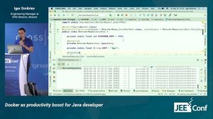 Docker as productivity boost for Java developer (Igor Dmitriev, Ukraine) [RU]