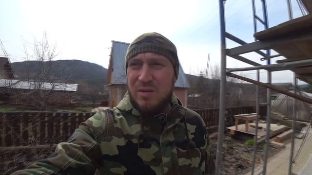 Нанесение декоративной штукатурки на дом из бруса. Брусовой дом! смотреть онлайн