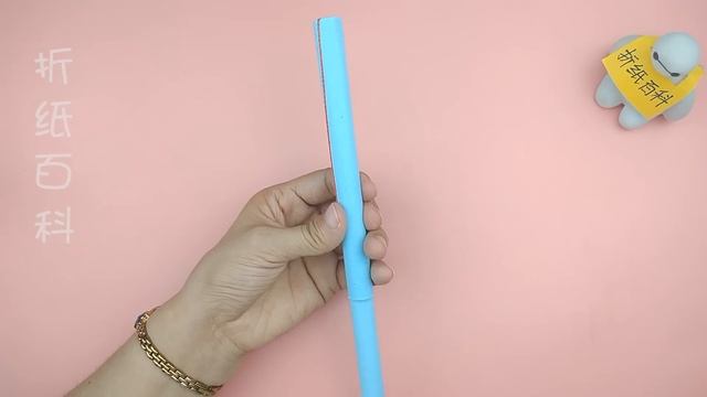 DIY Paper FAN | Beautiful Fairy Magic Wand - Pull Down Will Turn Into a Beautiful Fan |摺紙—機關扇子可伸縮 смотреть онлайн