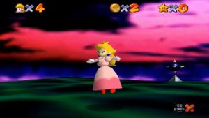 Princess Peach in Super Mario 64 "0 stars" TAS | Super Peach 64 beaten in 5 minutes