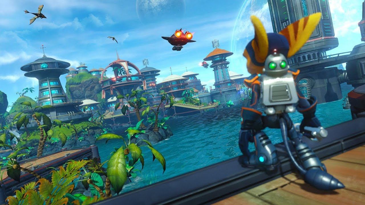 Играем в Ratchet &amp; Clank на PS4