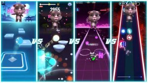 Talking Tom Song | Tiles Hop Vs Hop Ball 3D Vs Sonic Cat Vs Beat Hit