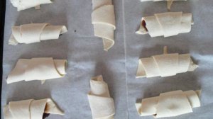 Быстрые рогалики с вареньем