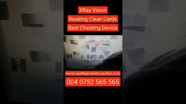 XRay poker cheat device to read any type of clean playing cards with X Ray Camera & XRay Poker Tabl