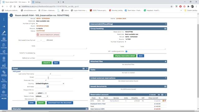 HT - check in error: Missing guest details or name смотреть онлайн