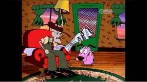 Кураж — трусливый пёс - Юстас, отстань от Куража!