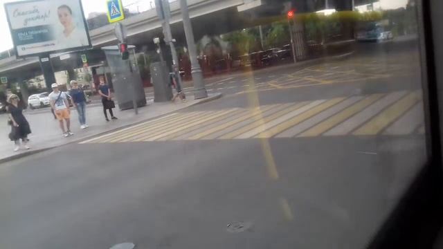 Поездка на автобусе ЛиАЗ 5292 65 77 №08351 Маршрут №А Москва смотреть онлайн