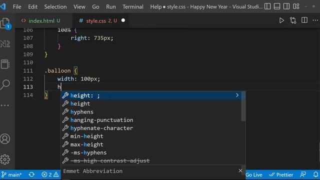 Creating a Festive CSS Animation: Happy New Year!