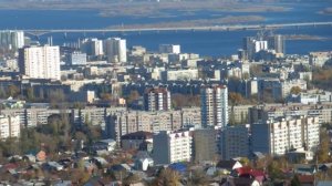 Саратов. Вид с Кумысной поляны на Заводской район и г. Энгельс