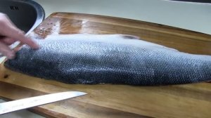 Как разделать Семгу. Мастер-класс по разделке Семги. Fish filleting. How to fillet a Salmon fish