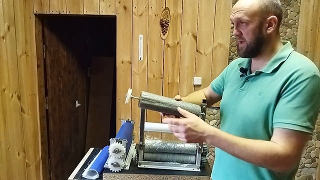 Вальцы после 450 кг  воска