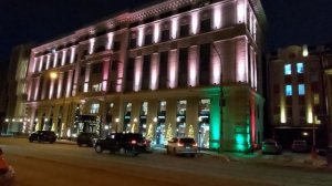ВЕЧЕРНИЕ ОГНИ НОВОСИБИРСКА/ САМЫЕ КРАСИВЫЕ МЕСТА НОЧНОГО ГОРОДА/ ОБЗОР ЗДАНИЙ С ПОДСВЕТКОЙ/ФЕВР.202