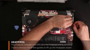ASUS ROG Zephyrus M GU502 (liquid metal version) -  DISASSEMBLY and THERMAL PIPE / FAN REMOVAL