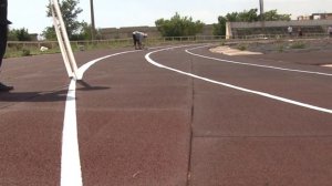 СТАДИОН ''АВАНГАРД'': ЕСТЬ РАЗМЕТКА БЕГОВОЙ ДОРОЖКИ! (13.07.2022г.).mp4