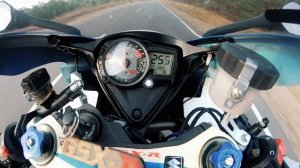 Максимальная скорость на спорт-байке || Suzuki GSX-R 1000 ||