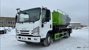 Круговой обзор комбинированного илососа ISUZU ELF