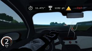 Assetto Corsa Modo Carrera "Novice series 1" Time Attack-Abarth 500 +3000 puntos Medalla de oro