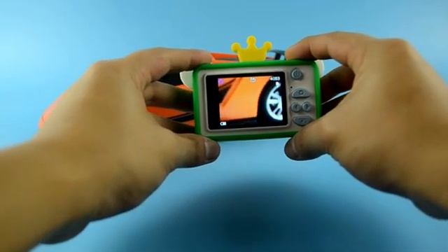 High Quality Cartoon Frog Anti Fall Full HD 1080P Digital Camera Kids Toy Digital C1 Kids Camera смотреть онлайн