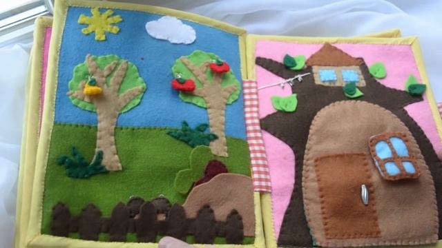 Ещё одна книжка из фетра для моего маленького "читателя" смотреть онлайн