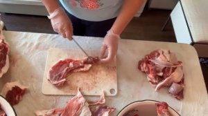 Разделка барашка/что получилось