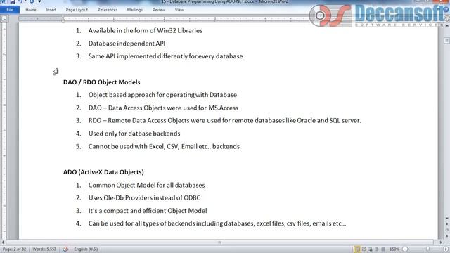C# tutorial for beginners - ADO.Net Evolution and Role of Managed Providers