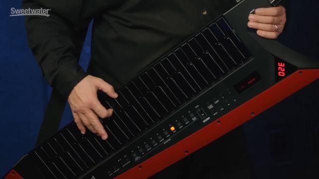 Roland AX-Edge 49-Key Keytar Synth Demo — Daniel Fisher смотреть онлайн