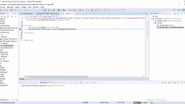 003 - Création d'un projet Eclipse / première servlet avec web.xml смотреть онлайн